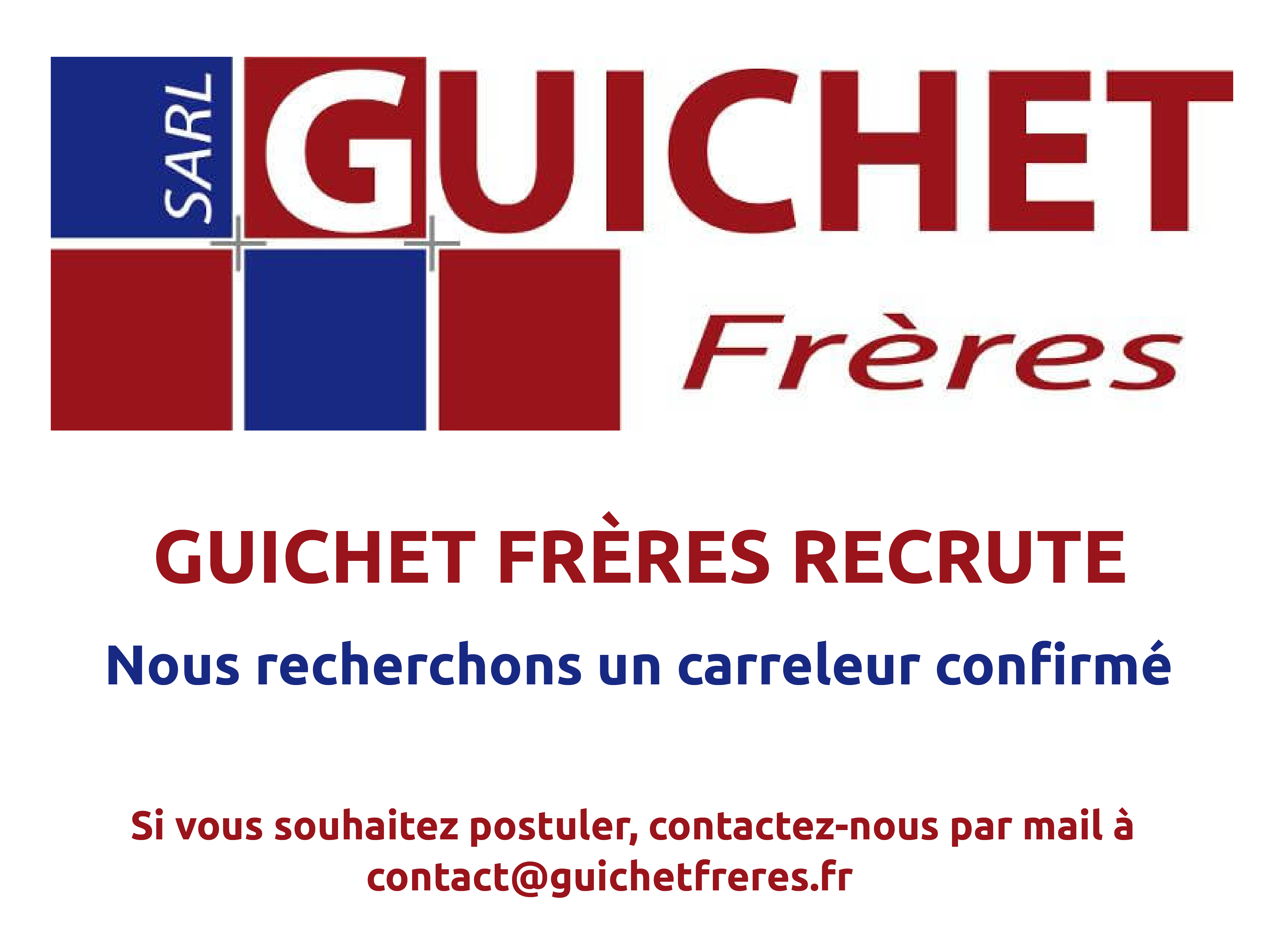 pop up recrutement carreleur